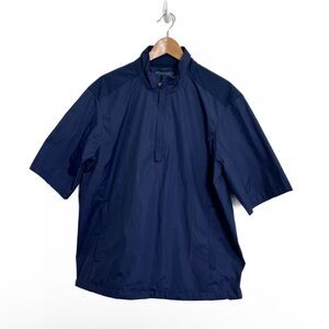 Polo Golf Ralph Lauren Jacket Mens M Blue Windbreaker Water Resistant Packable